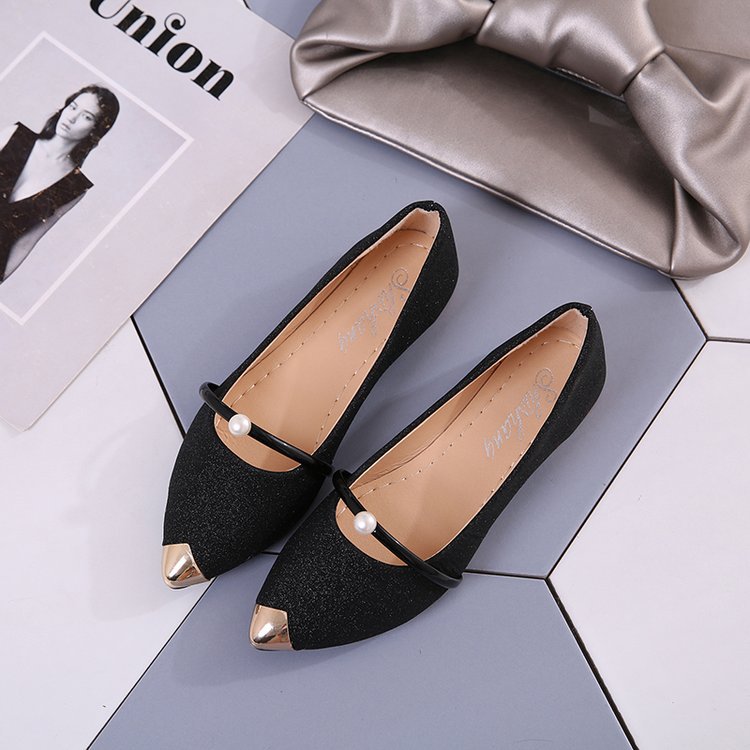 Rhinestone sequins women's shoes