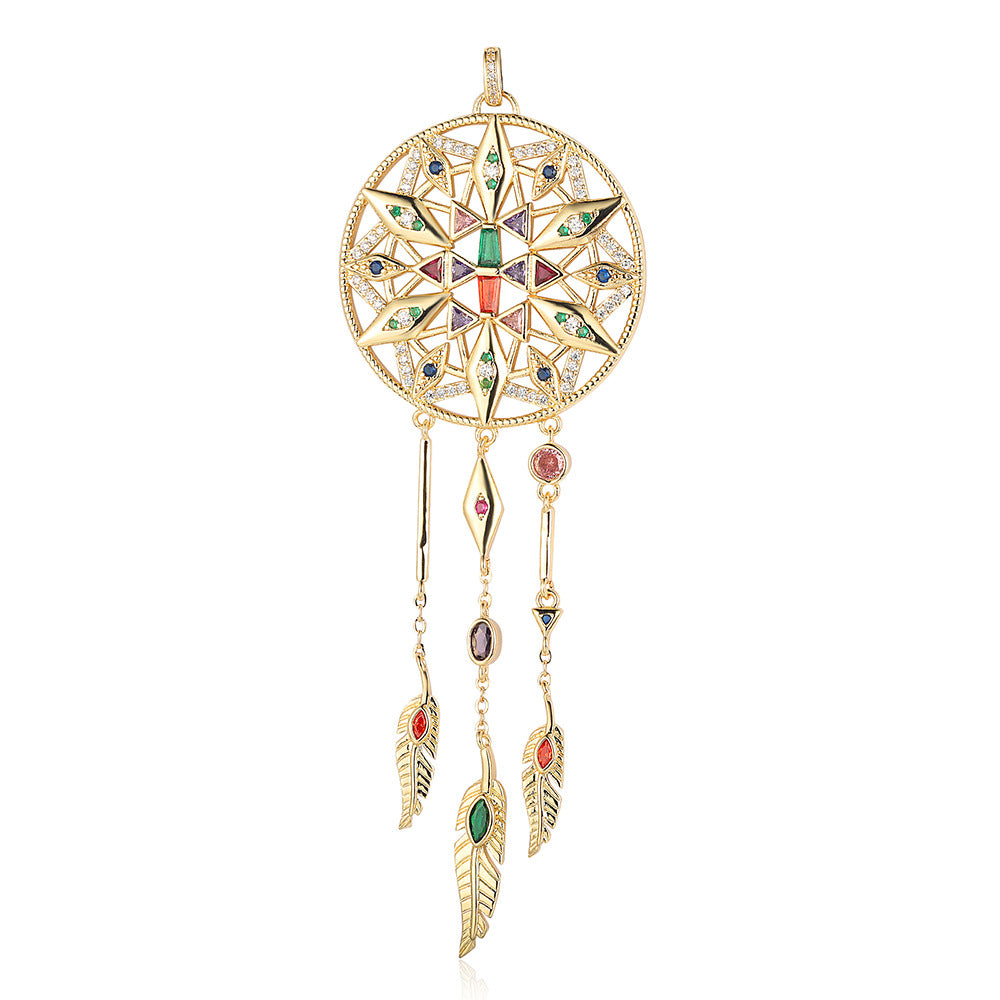 Bohemian Dream Catcher Pendant