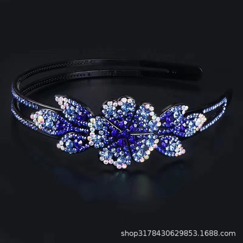 Headband spring and summer light luxury single flower headdress
