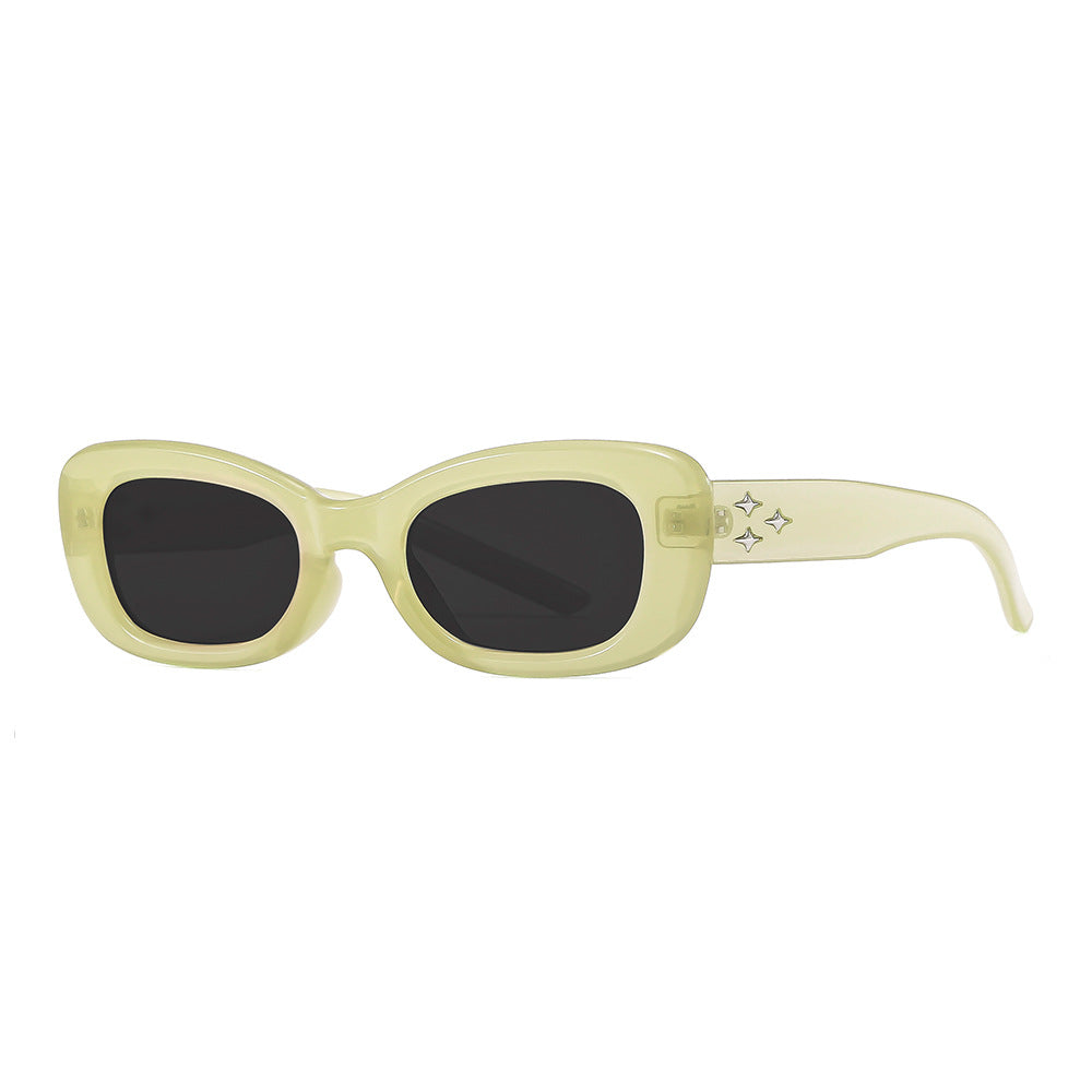 Gafas de sol retro GM Star con montura pequeña y protección UV para mujer