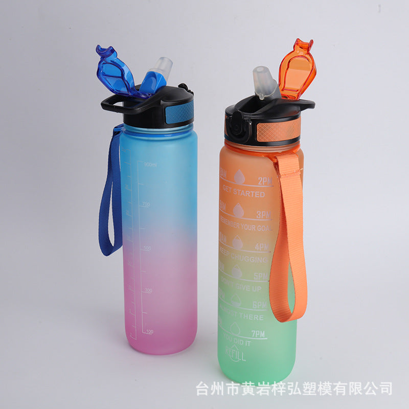 1000ML cup with handle gradual change
