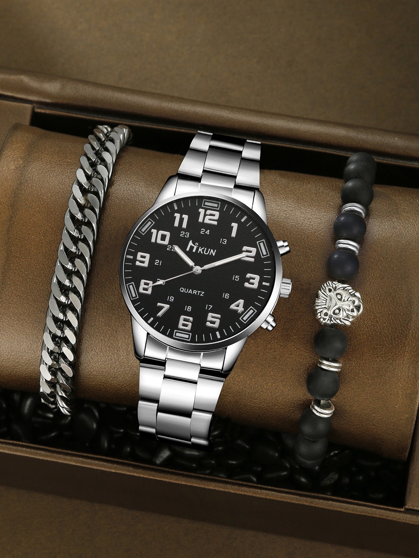 Watch Beaded Rudder Colorful Bracelet Set