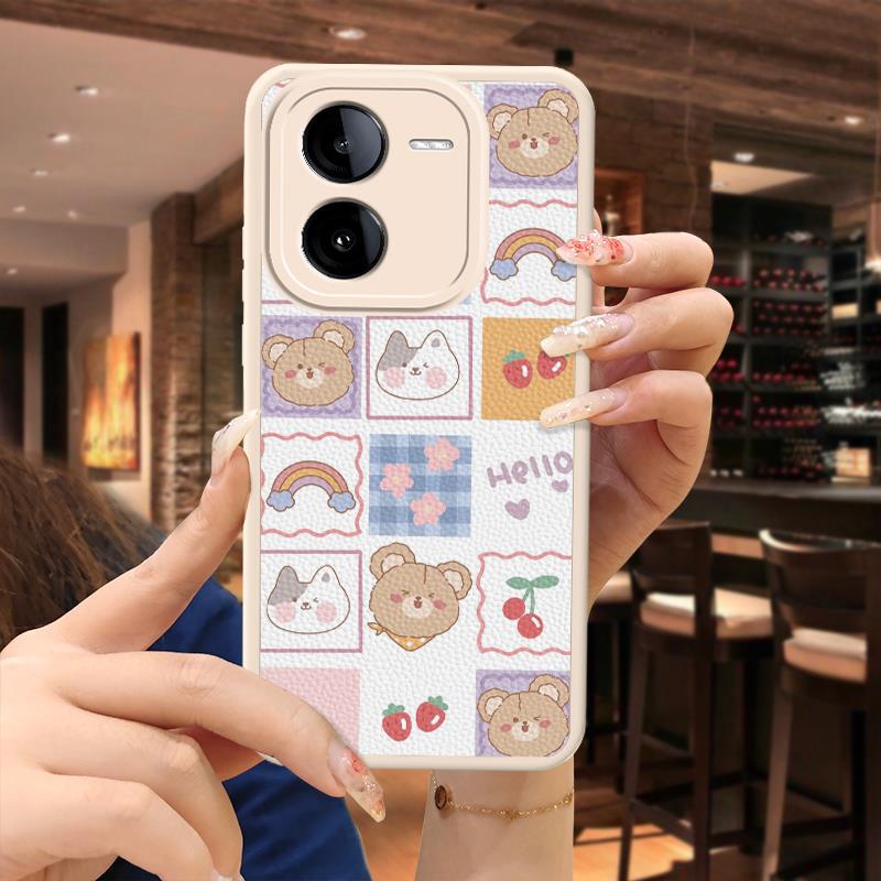 VIVO IQOO Z8 Quirky Raised Lens Protector Case Solid Color