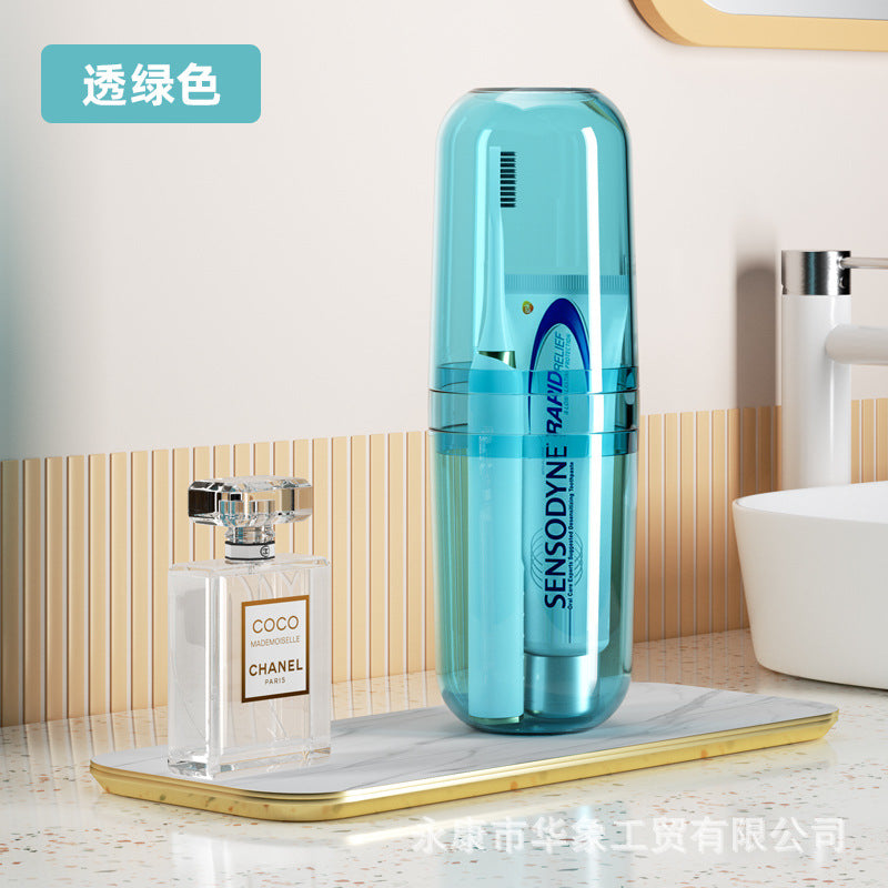 Storage travel mouthwash cup