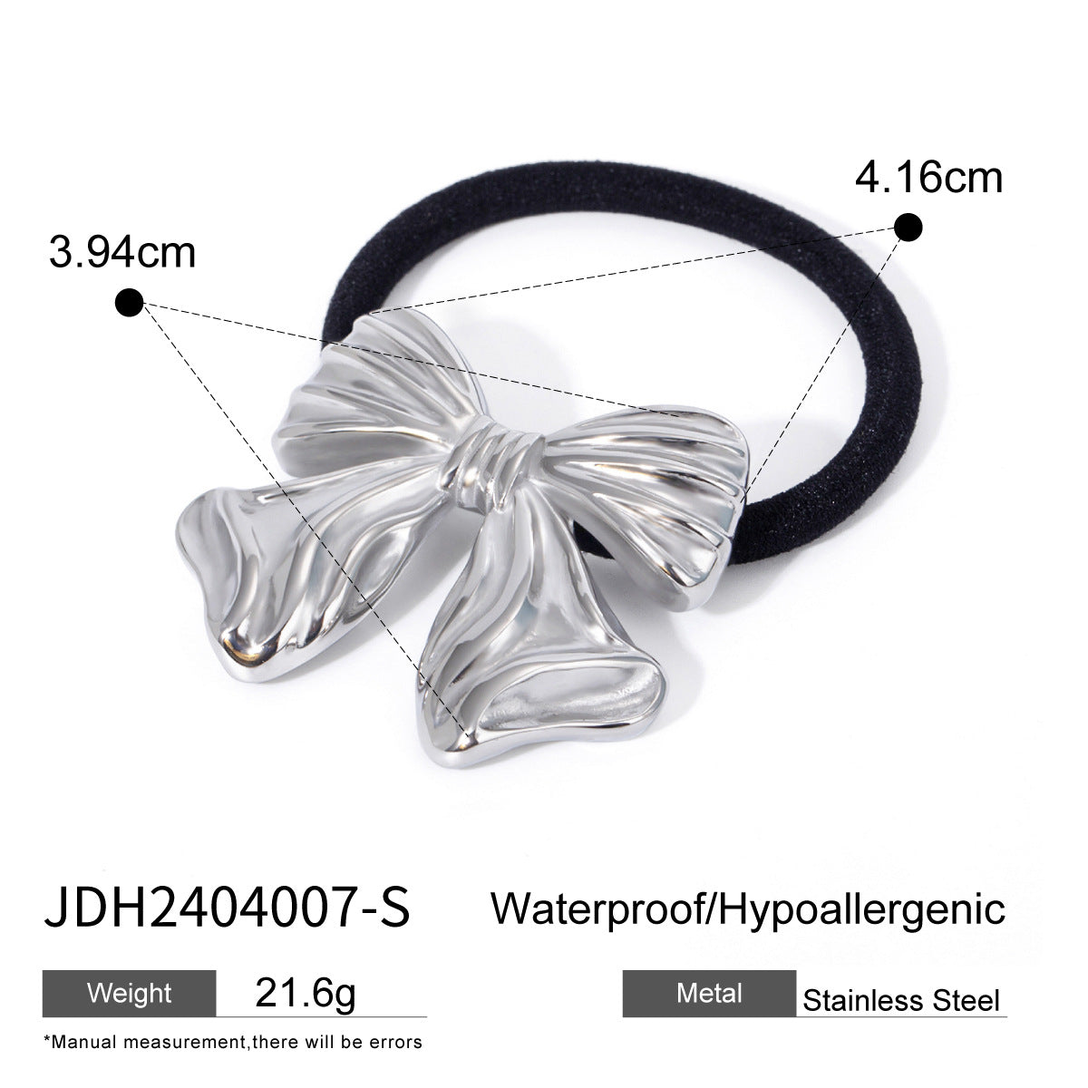 Accesorios para el cabello de acero de titanio.