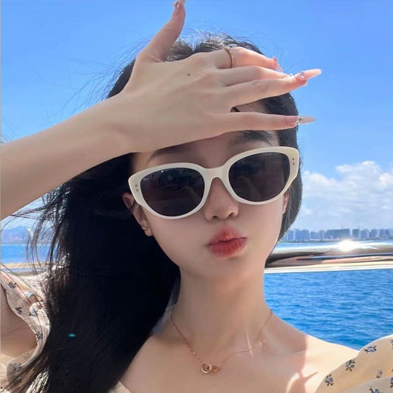 Gafas de sol con protección UV polarizadas estilo ojo de gato de estilo retro chic