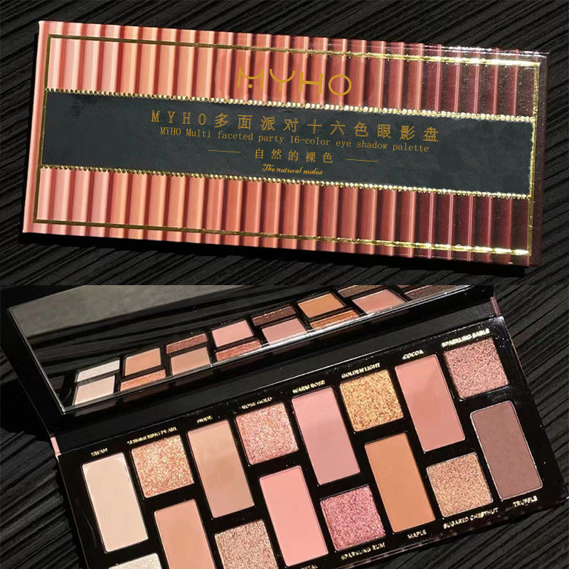 Versatile 16-Color Eyeshadow Palette