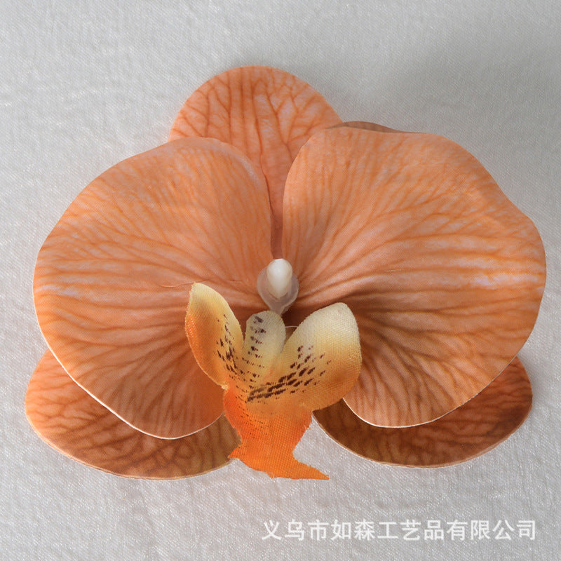 Cabeza de flor de orquídea mariposa de laminación 3D de simulación