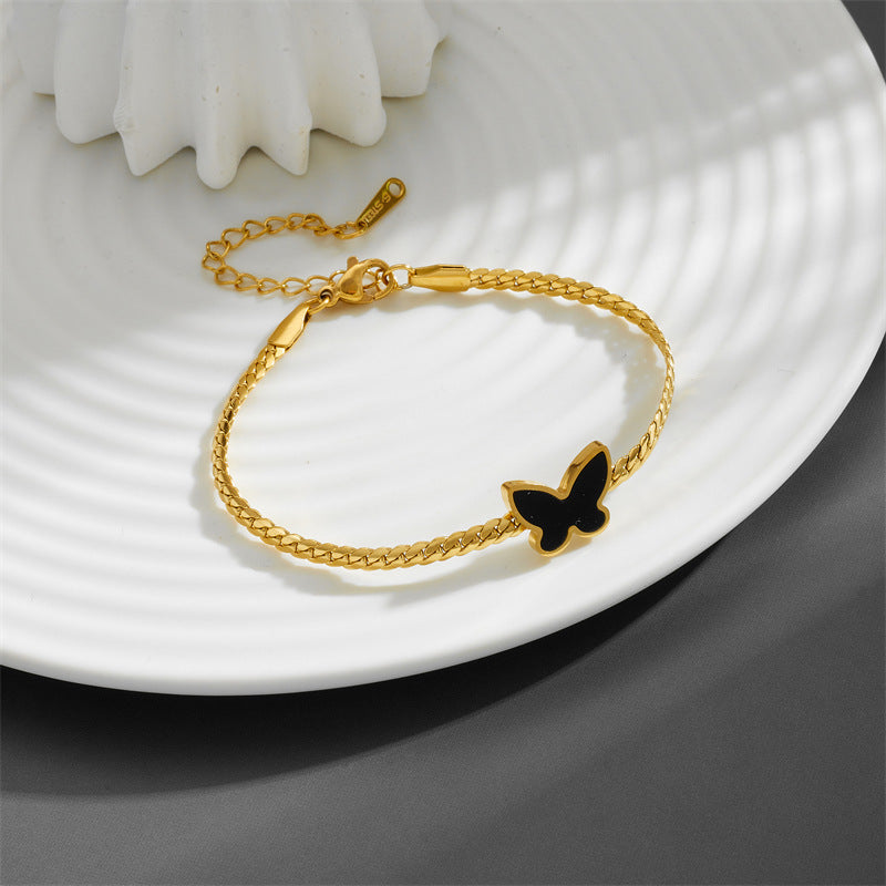 Titanium steel French retro bracelet geometry