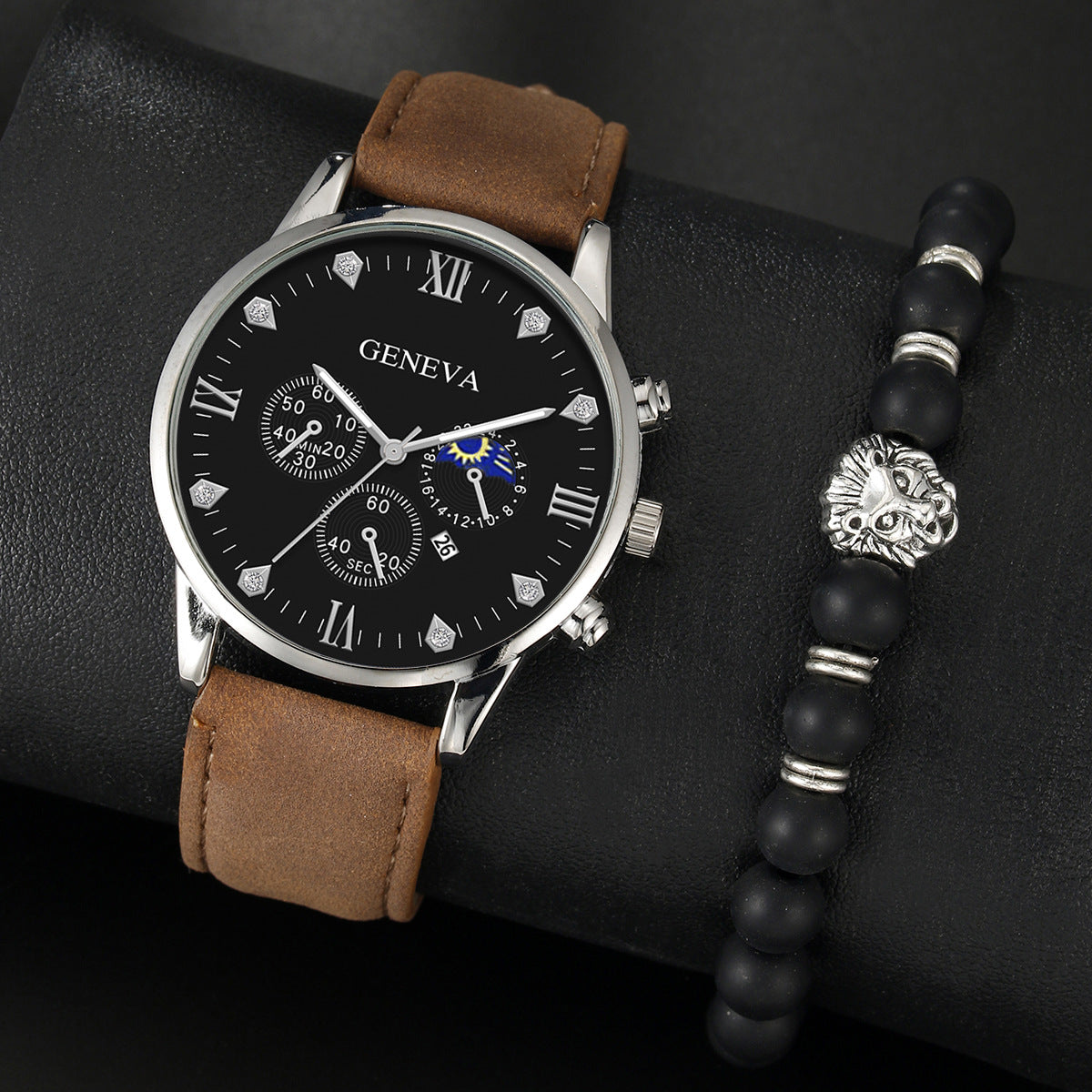 Versatile quartz watch set men