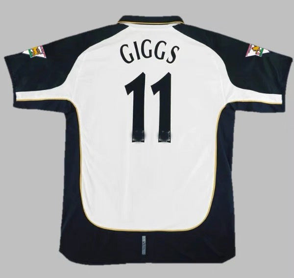 Camiseta reversible del centenario de Beckham en blanco y oro 7 01-02