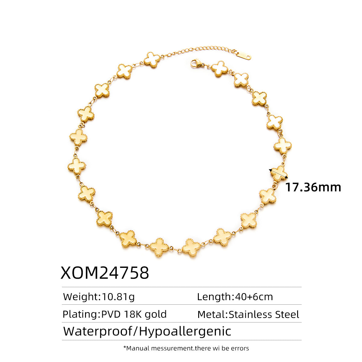 18K Gold Titanium Steel Retro 3D Oil-Pressed Necklace — Fade-Resistant