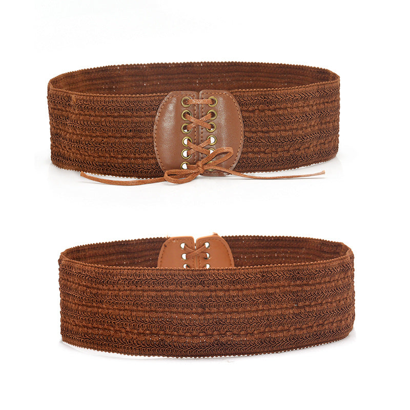 Belt Women's wide decorative strap