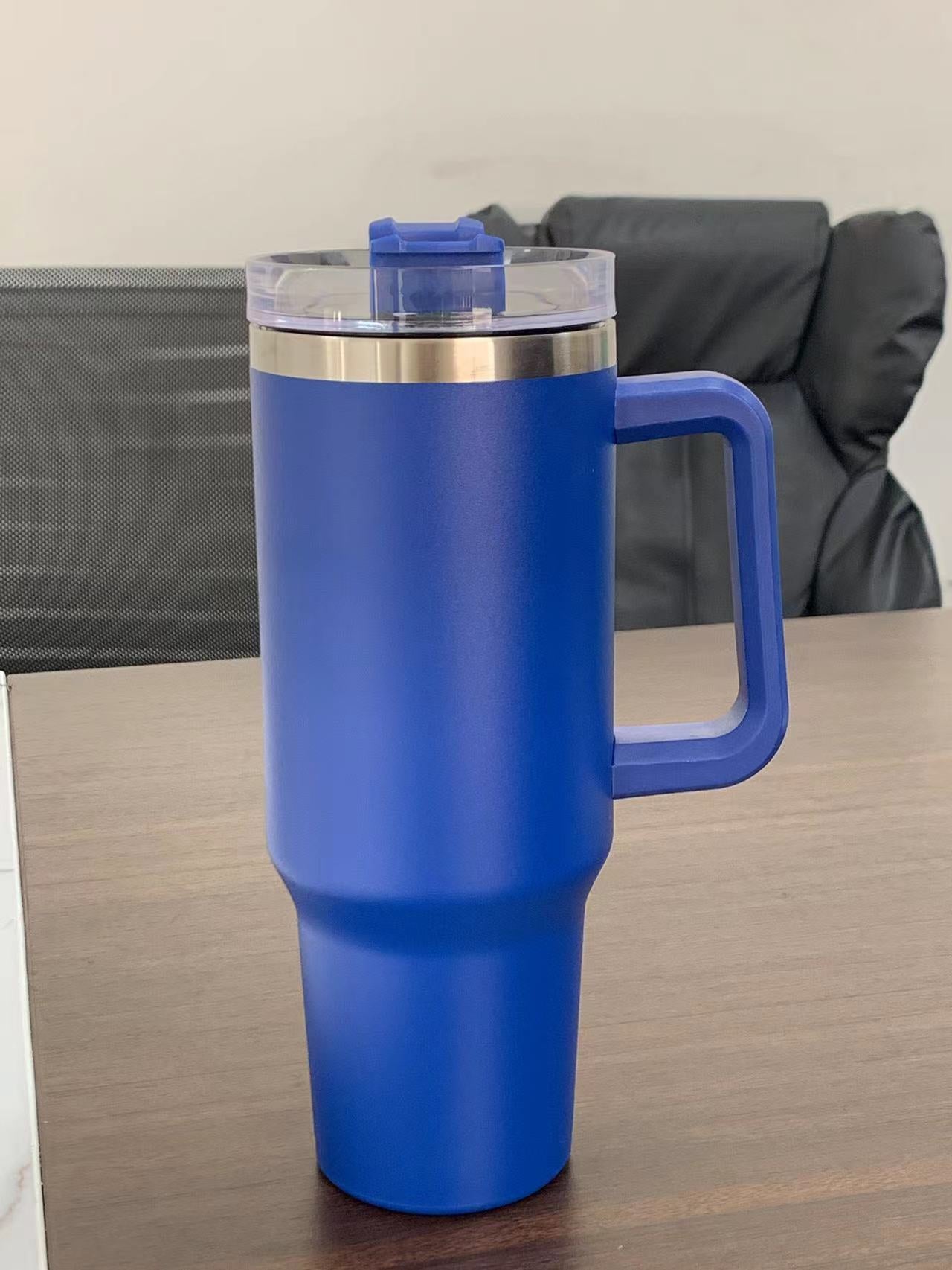 Botella para coche de 40 oz con asa, acero inoxidable 304, resistente al frío