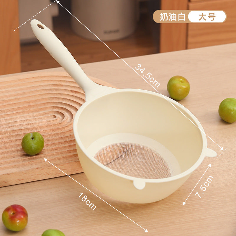 Cuchara de plástico para lavar arroz, colador multifunción