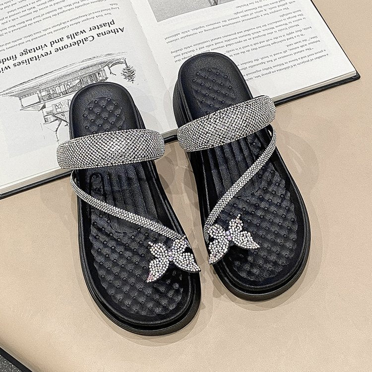 Water Brick Muffin Bottom Slippers