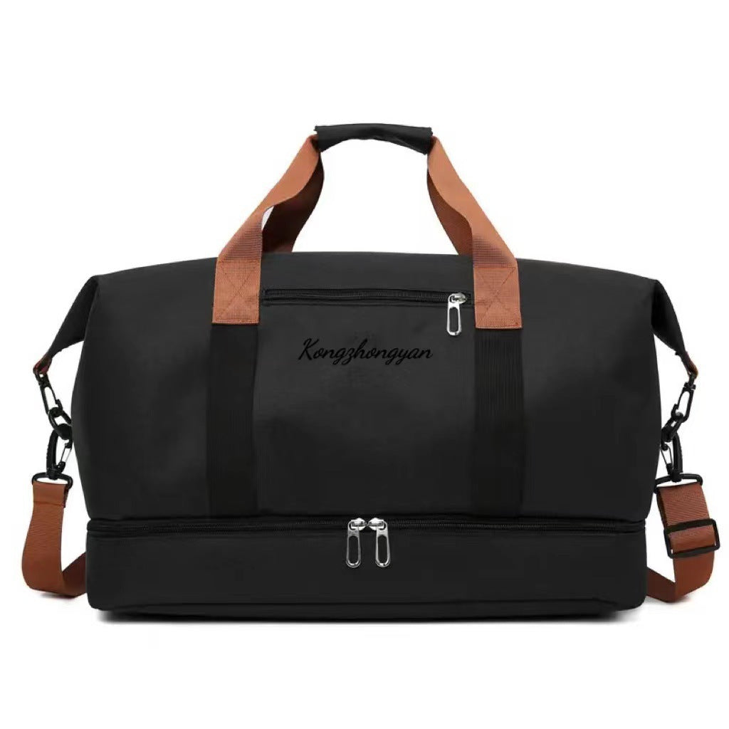 Dry and wet separation leisure travel bag