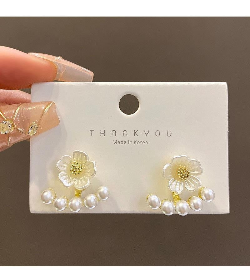 Super fairy temperament flower earrings