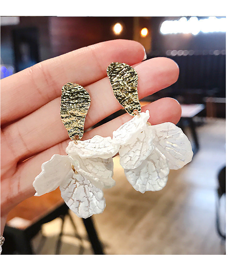 Pendientes de flor de concha de hada súper