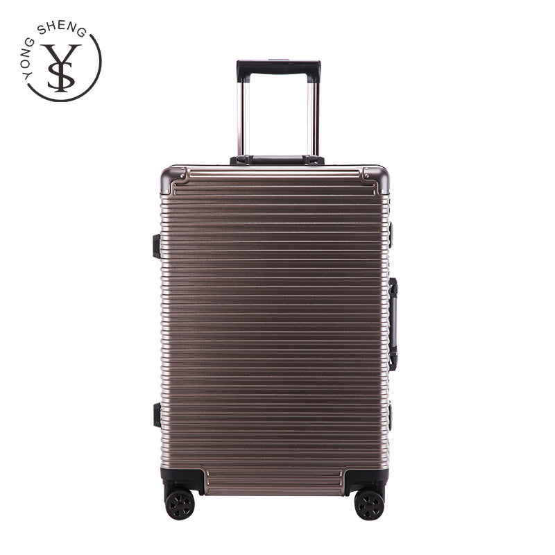 Retro trolley case luggage