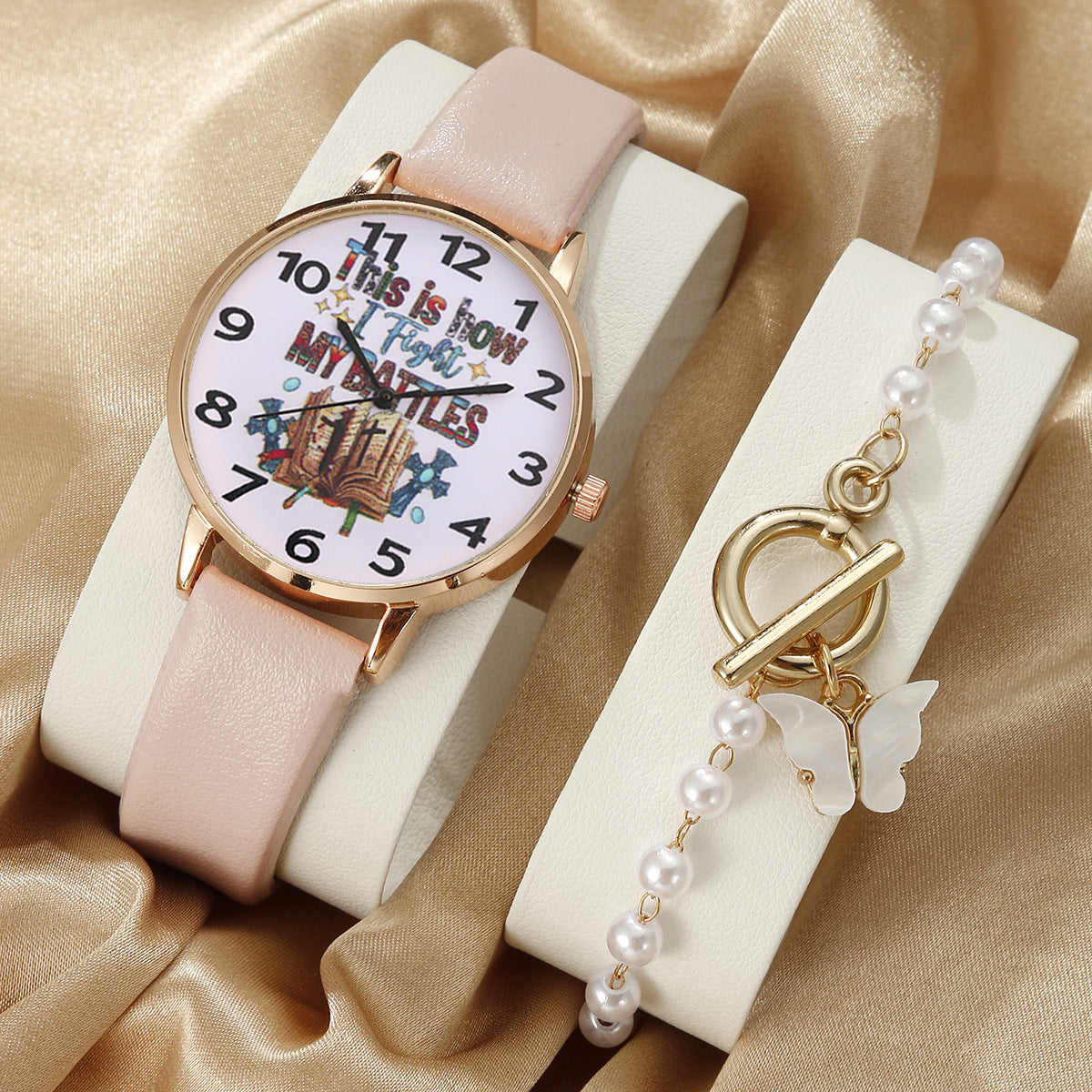 Belt quartz wrist watch