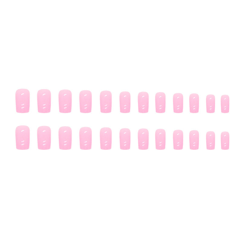 Sweet Pink Square Nails