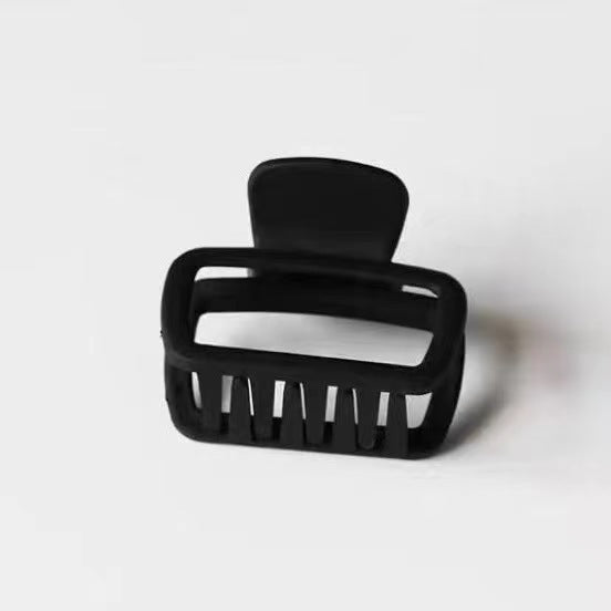 Pinza para el pelo de goma cuadrada pequeña de moda