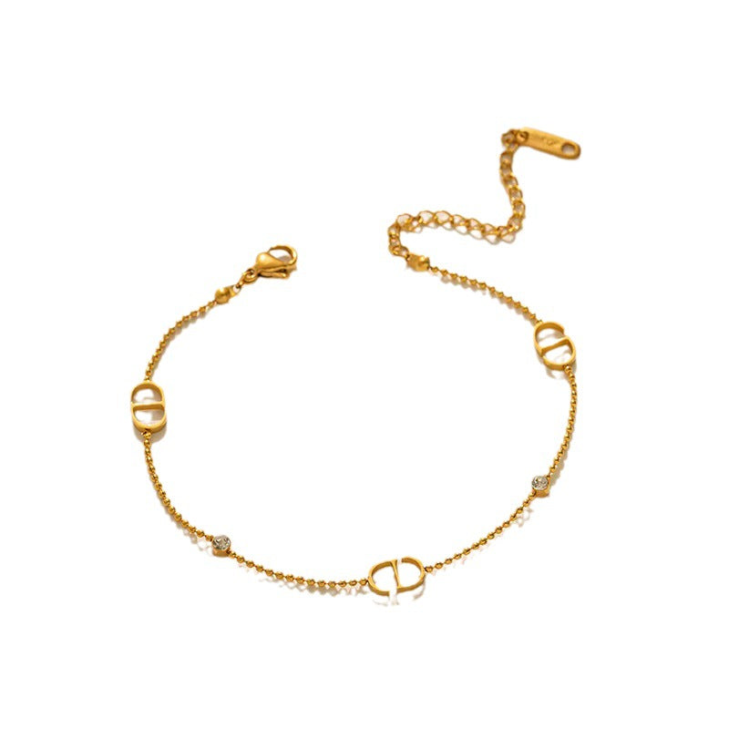 Colar TS - DD, estilo celebridade, pingente de nariz de porco, corrente de colarinho com contas, simples inspirado em Chanel