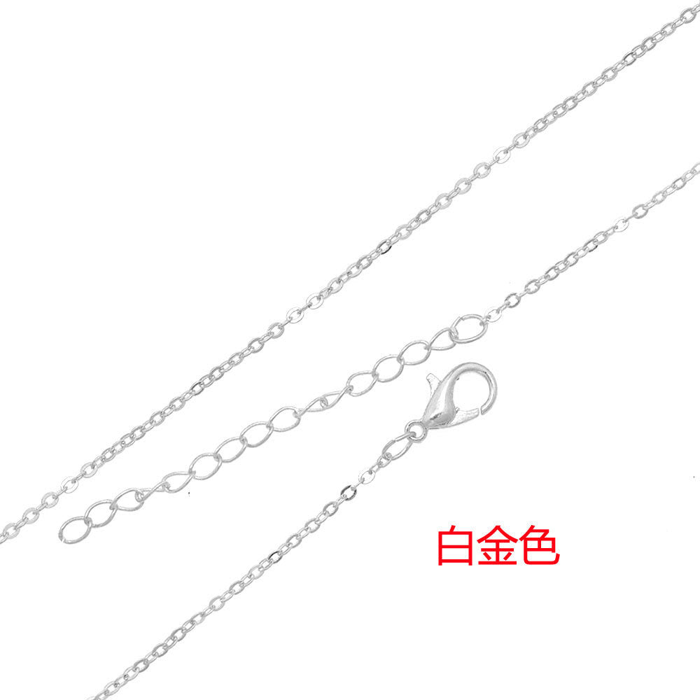 120 piezas/bolsa DIY joyería hecha a mano collar cadena de cuello