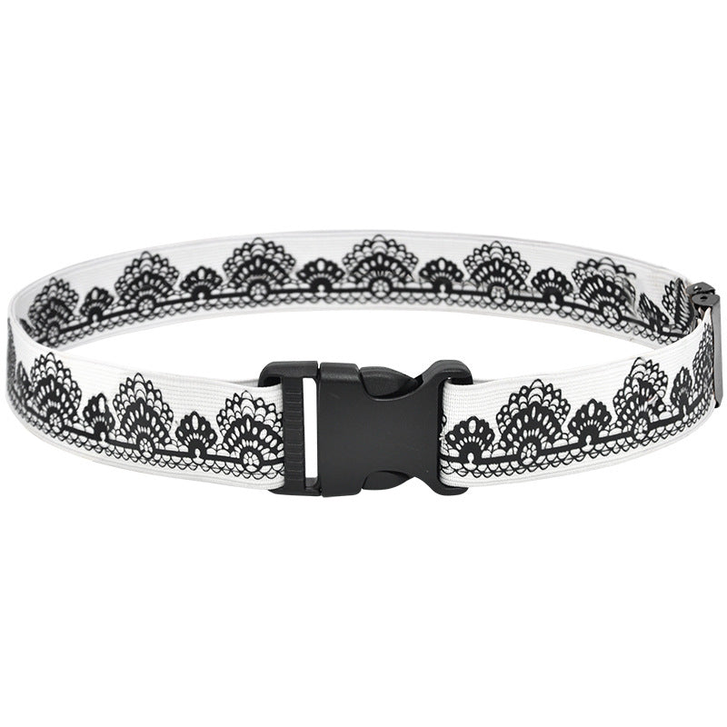 Elastic belt, adjustable