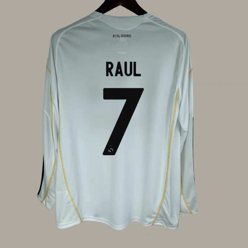 Camiseta retro de manga corta de local de Kaká Alonso Ronaldo Guti del Real Madrid 09-10