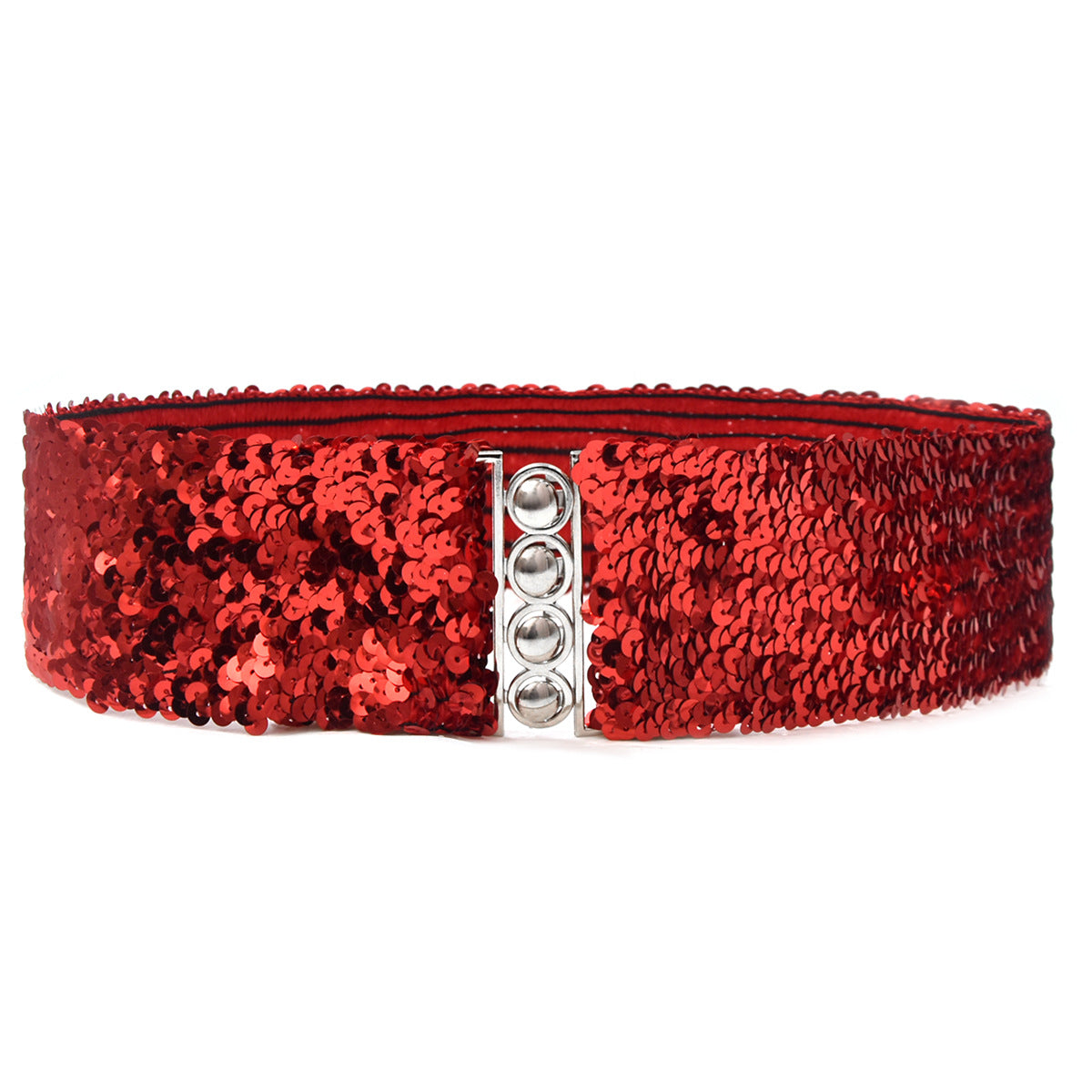 Sequin elastic belt