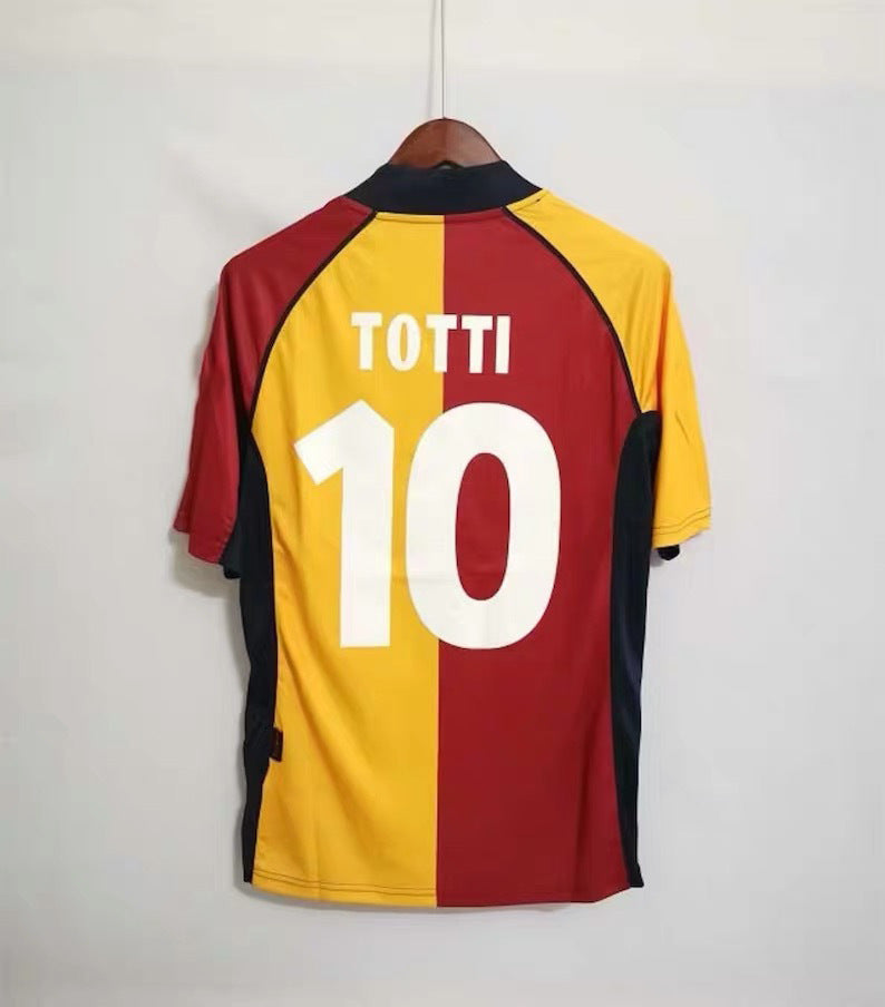 01-02 Roma Totti Batistuta Nakata Camiseta local/visitante