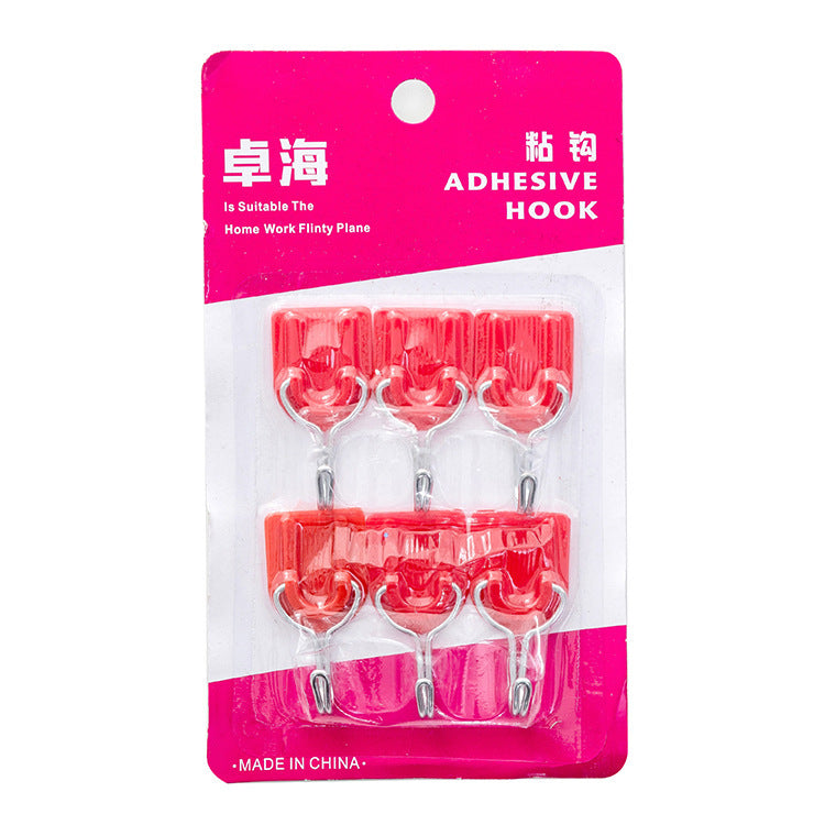Plastic No-Trace Hooks (6-Pack)