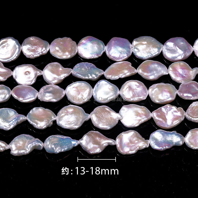Perlas sueltas de perla barroca en forma de corazón de luz intensa natural de 12 mm