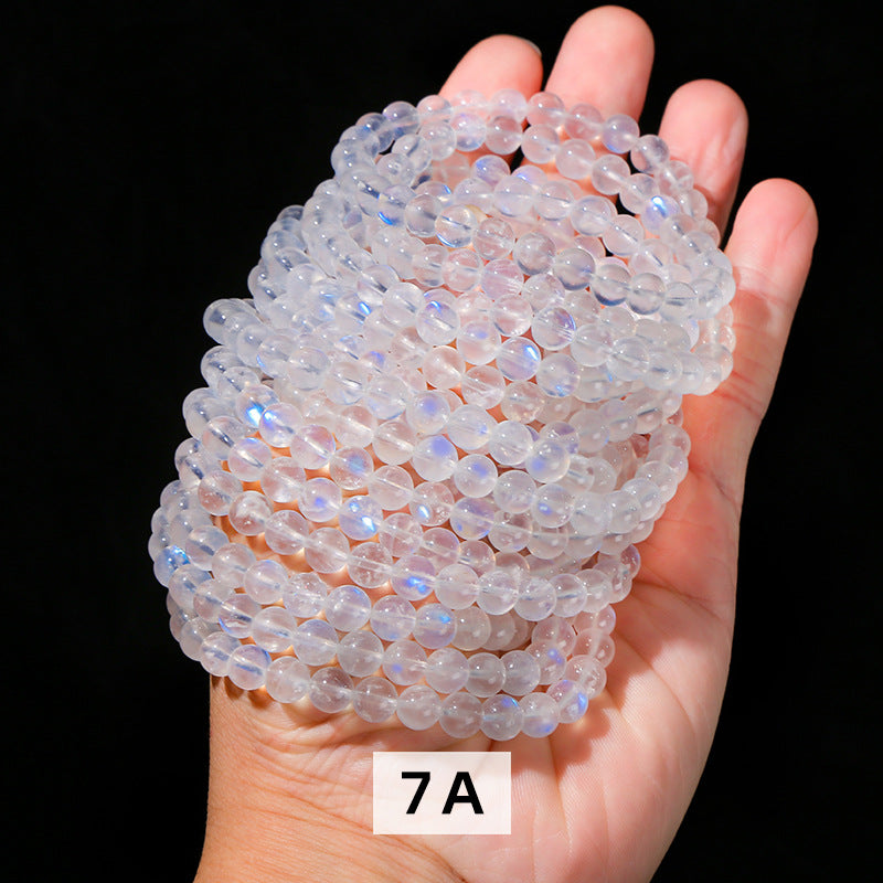 7A Natural Blue Moonlight Multi-Circle Bracelet