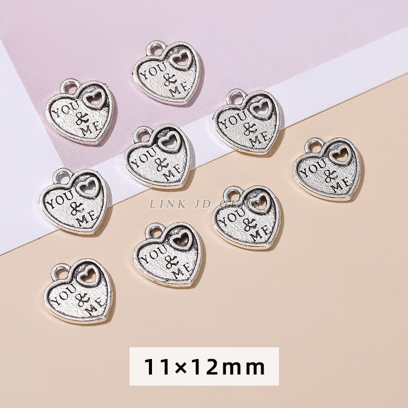 Tibetan silver alloy jewelry accessories Tai Chi pendant