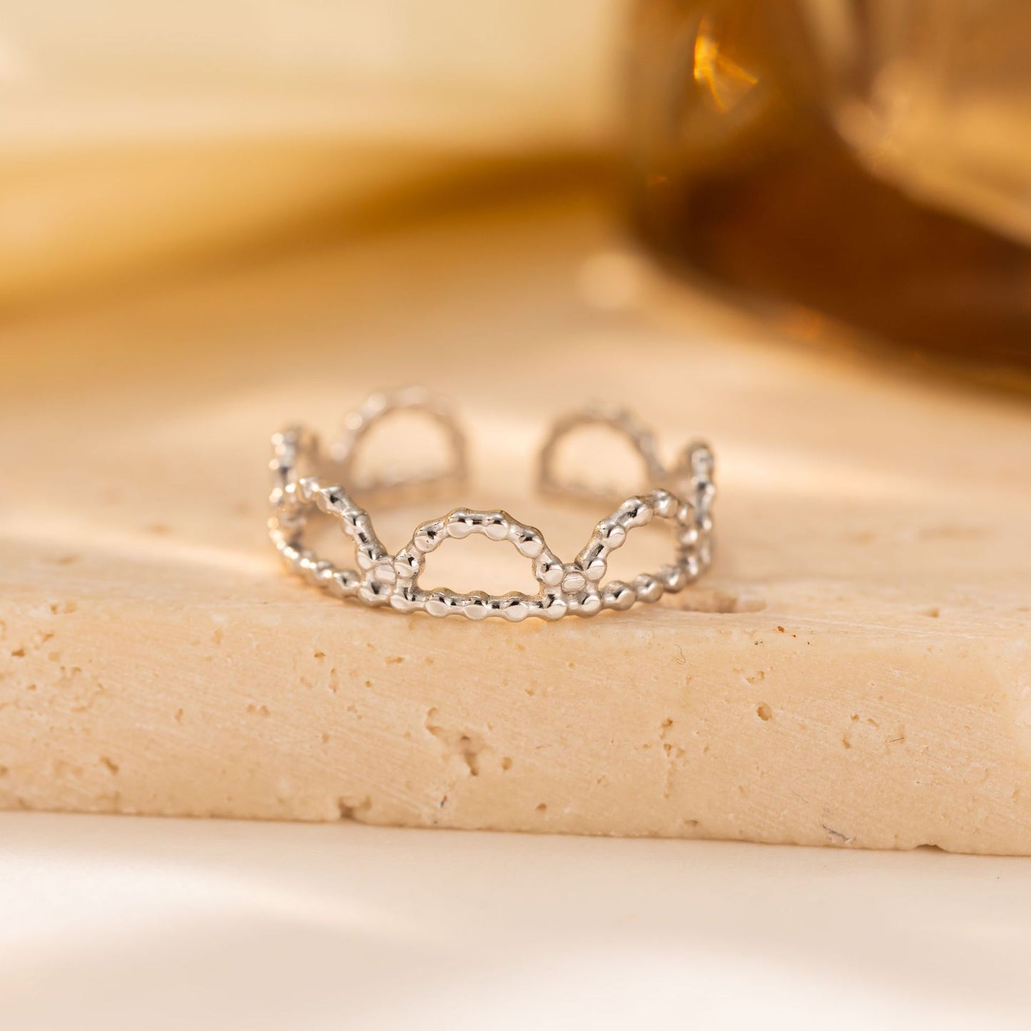 18K Gold Hollow Titanium Steel Ring