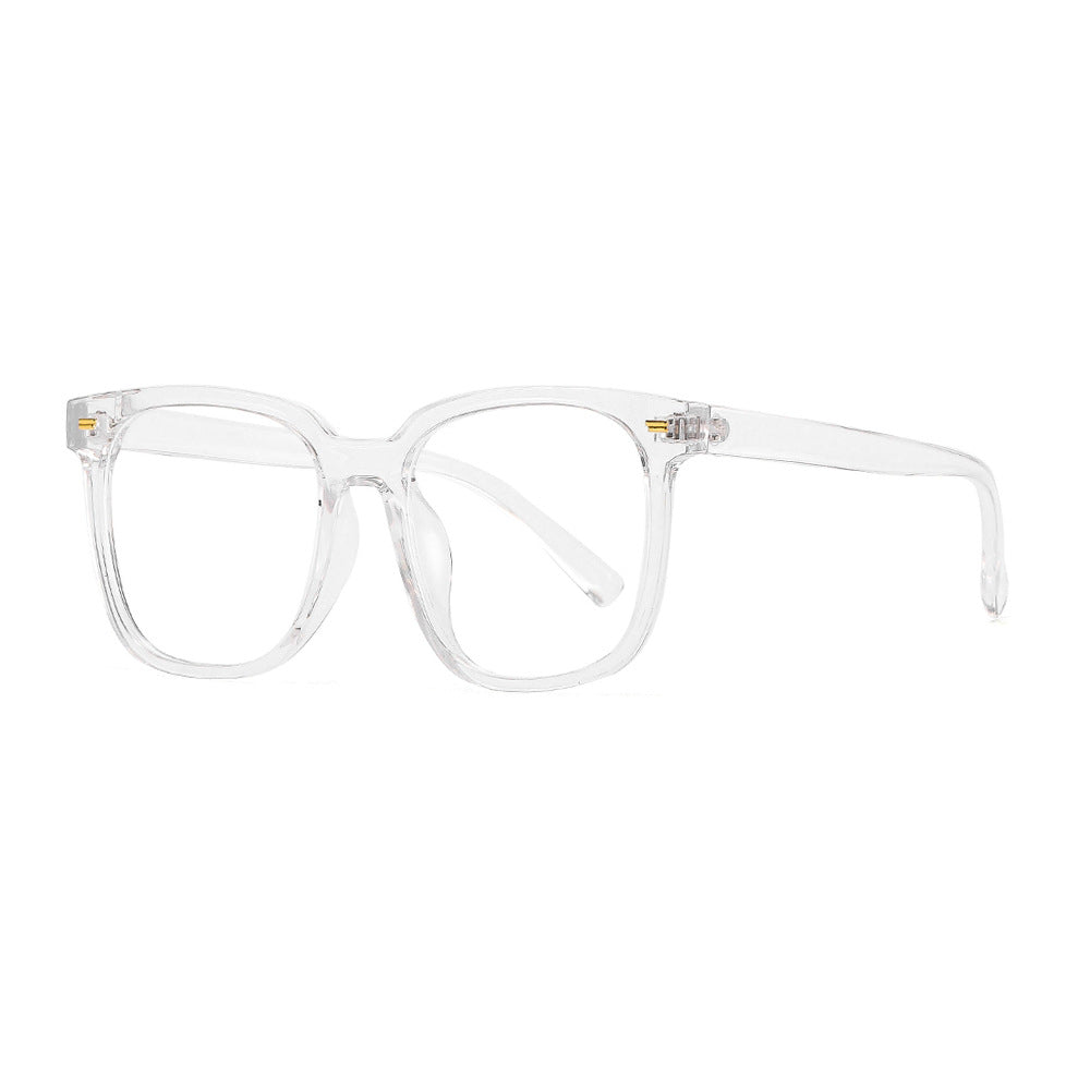 Gafas graduadas cuadradas con montura negra estilo retro