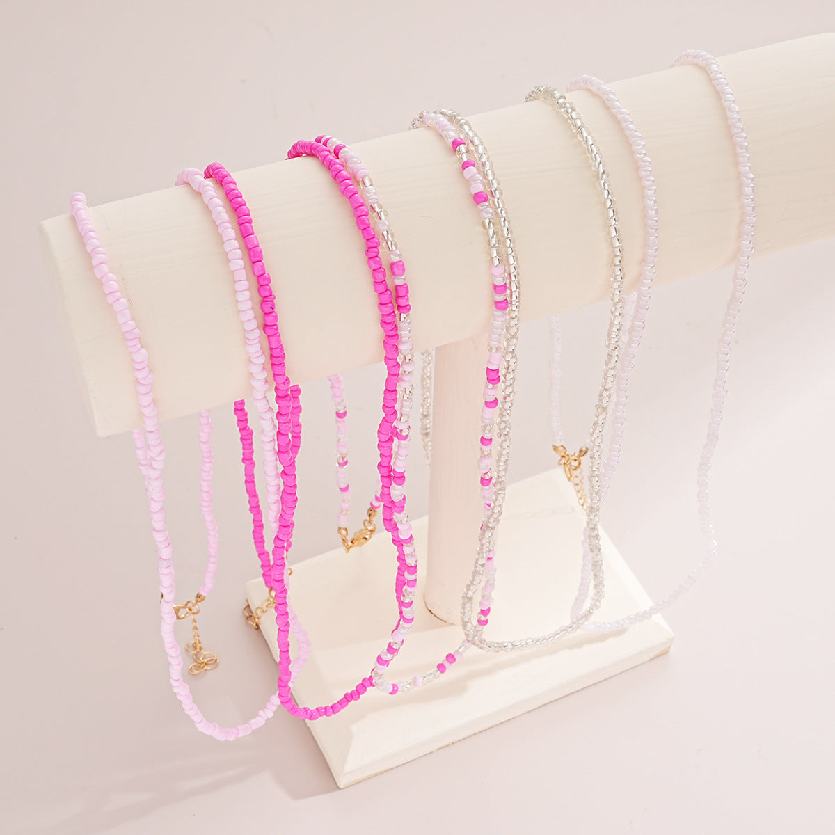 Sexy elastic beaded waist ornament set 5 pieces