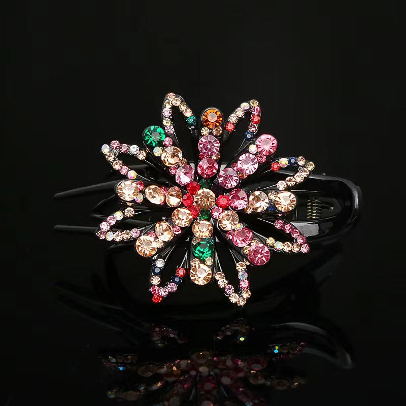 New three-tooth clip disc hair grab clip
