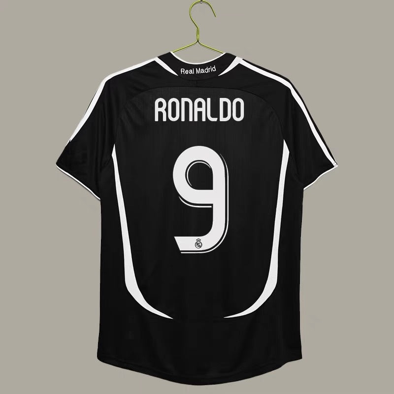 06-07 Real Madrid Retro Local Visitante Ronaldo Beckham Ra¨²l Guti Jersey