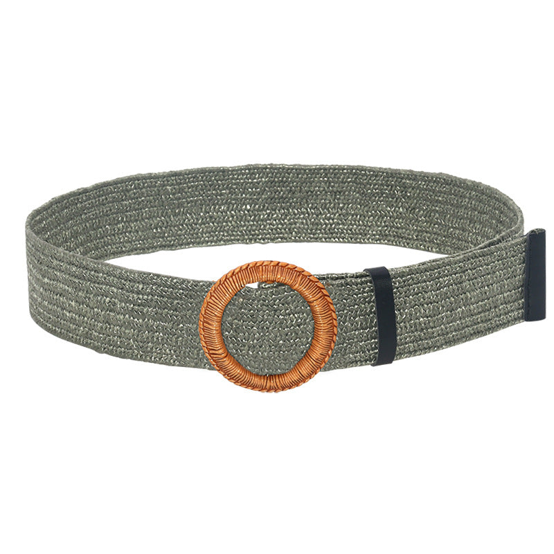 Non-porous round hole texture belt belt