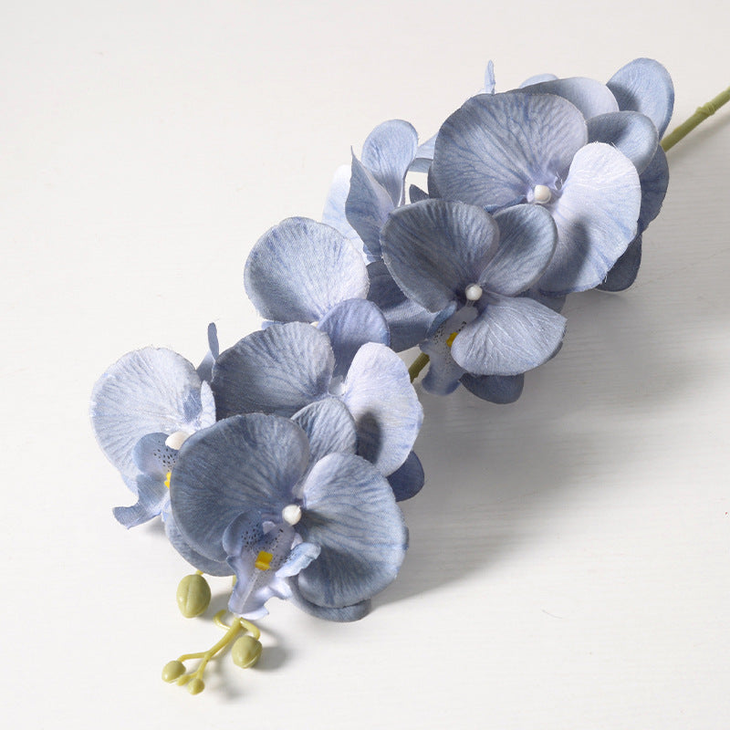 Single 9-head Phalaenopsis artificial flower