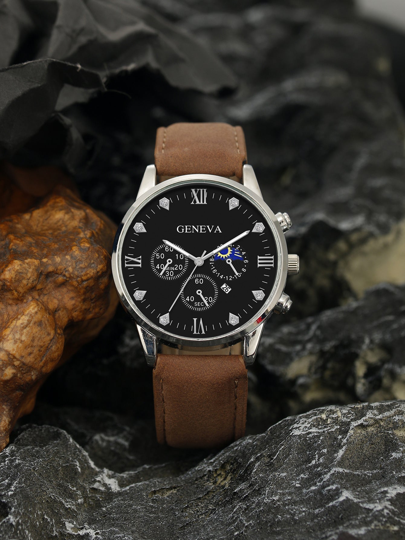 Versatile quartz watch set men