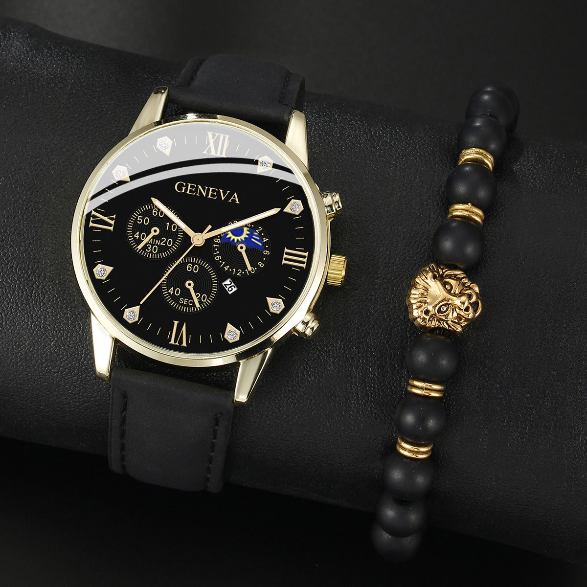 Versatile quartz watch set men
