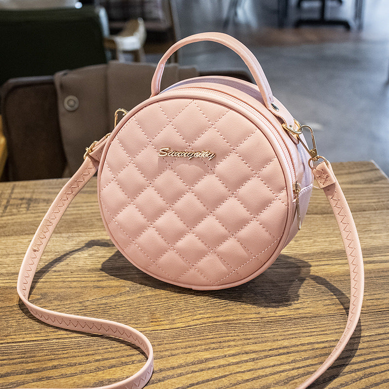 Retro small round bag messenger bag