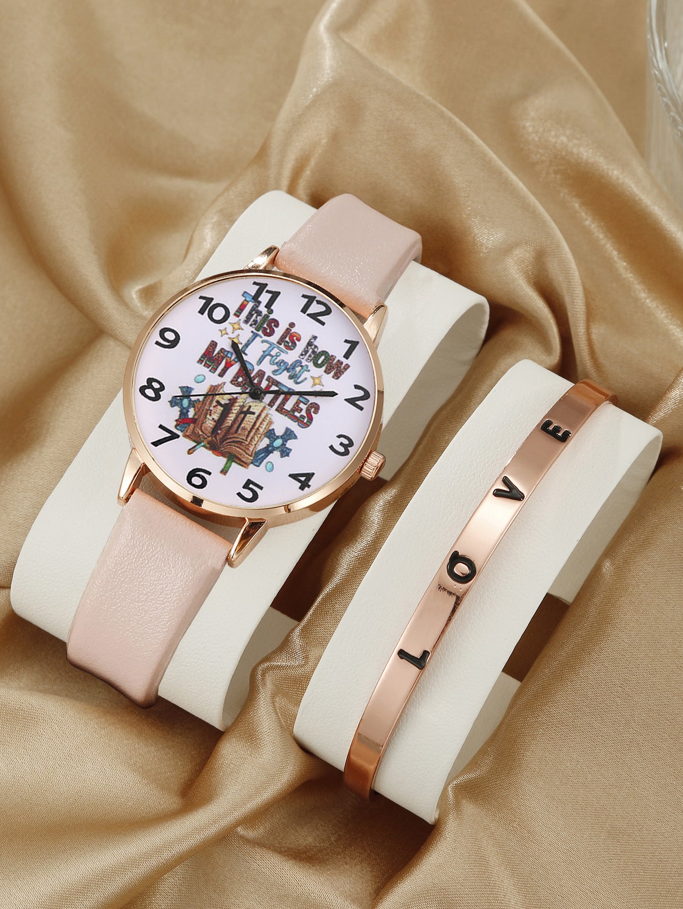 Belt quartz wrist watch