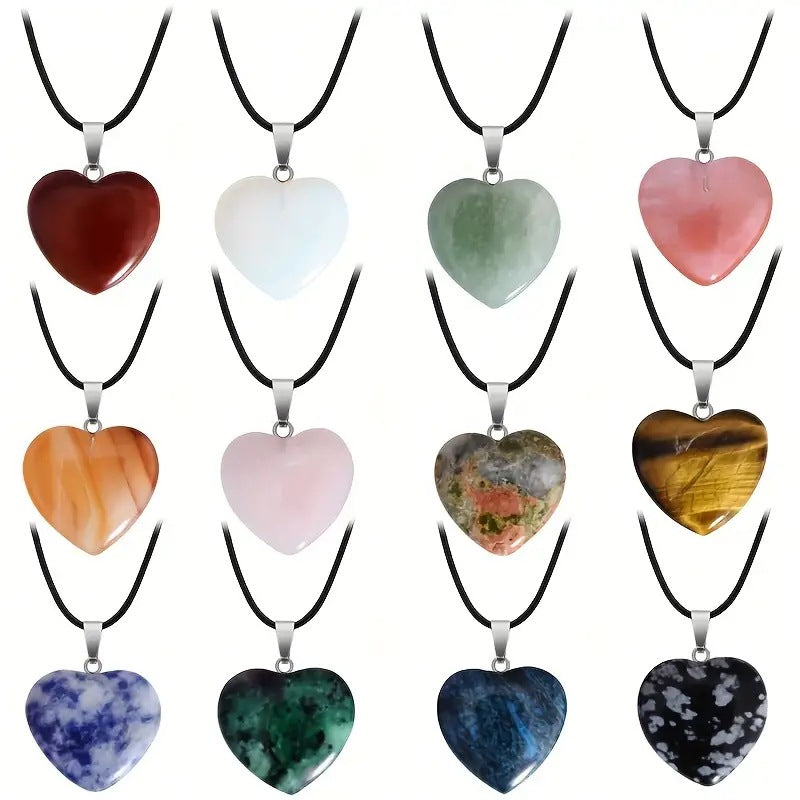 100pcs/pack mixed color heart star cross hexagonal column pendant