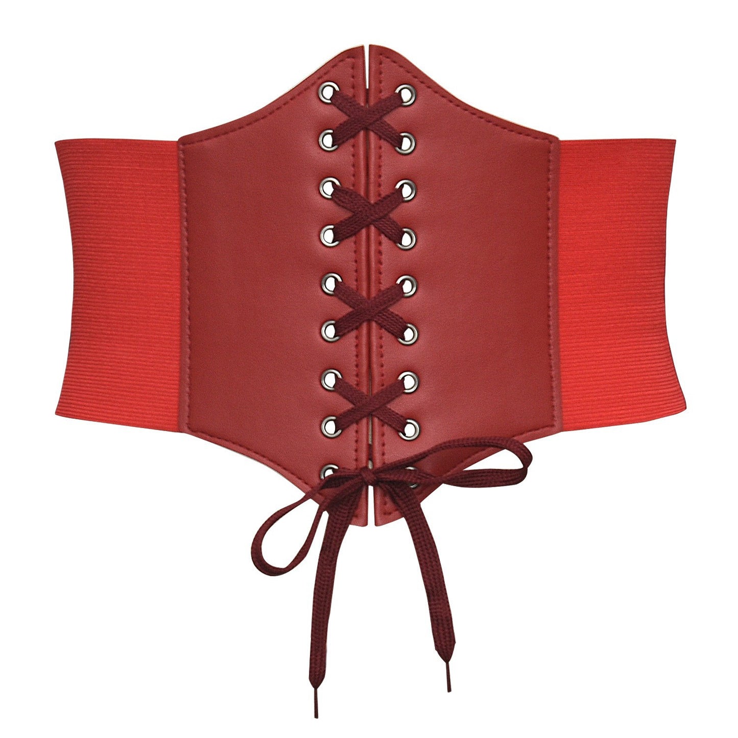 Plastic waist lace rivets